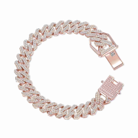 18 Ck Rose Gold Stearling Bracelet